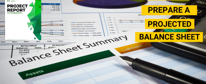 How to prepare a projected balance sheet