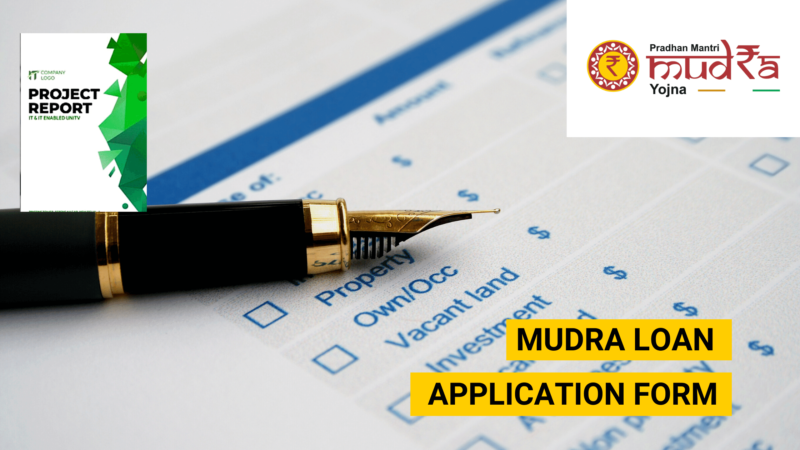 Mudra Application Form Archives Project Report Builder For Bank Loan 6192