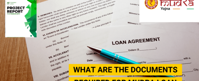 What are the documents required for MUDRA Loan